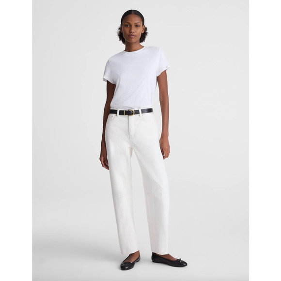 Madewell Denim - Madewell The Tall Darted Barrel Leg Jean Vintage Canvas Rigid Denim 26T NWT